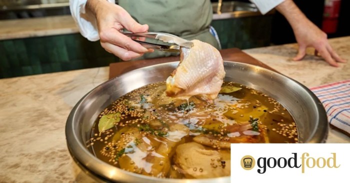 Brined Cockerel with Vin Jaune